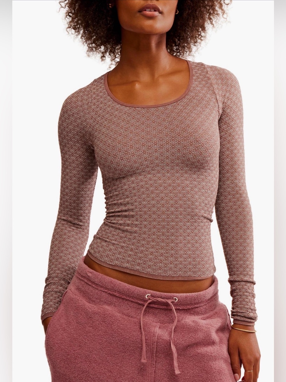 NEW…Free People Love Letter Long-Sleeve Knit Top